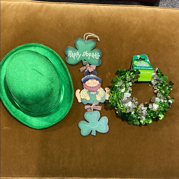 Other - Green St. Patrick's Day Hat and Decor Set!